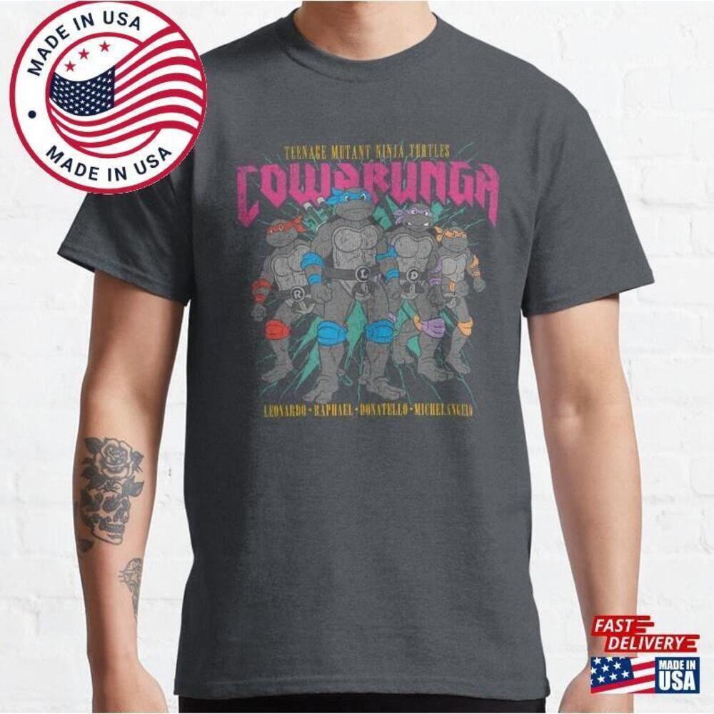 Teenage Mutant Ninja Turtles Cowabunga Group Classic T-Shirt